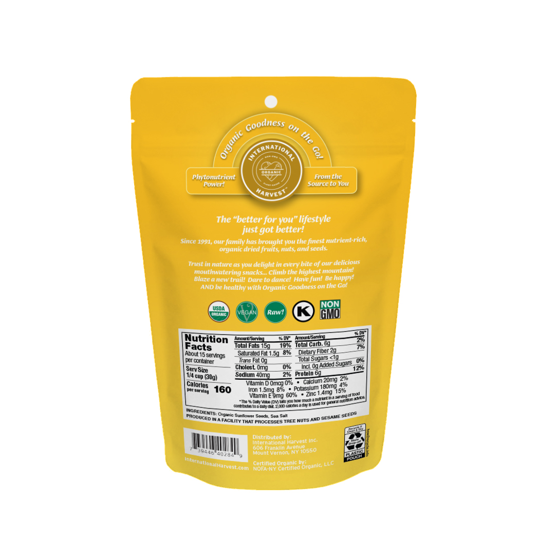 Organic Go Sprouted Pumpkin Seeds Salted view 2