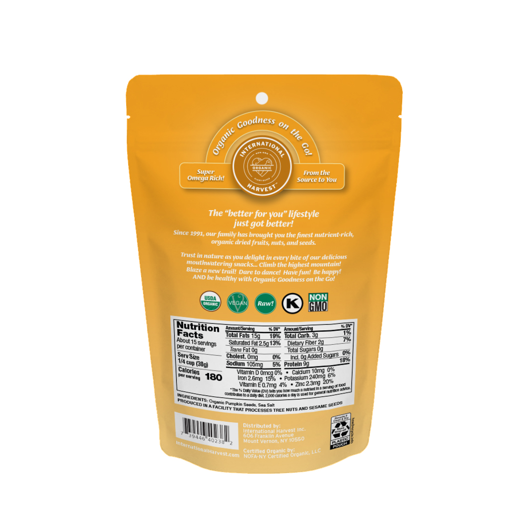 Organic Go Sprouted Sunflower Seeds Salted view 2