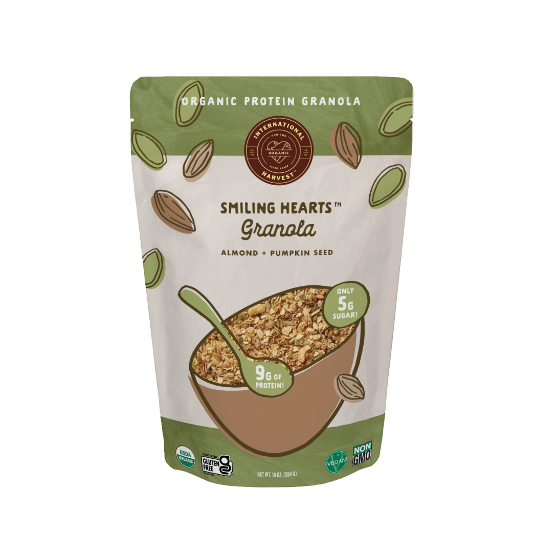Organic Smiling Hearts Granola