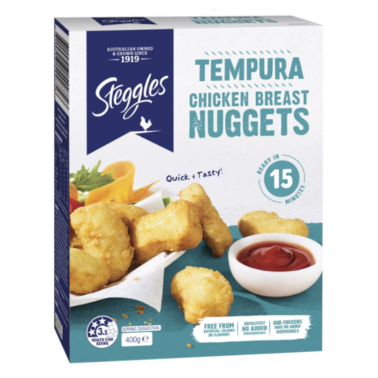 Steggles Tempura Chicken Breast Nuggets