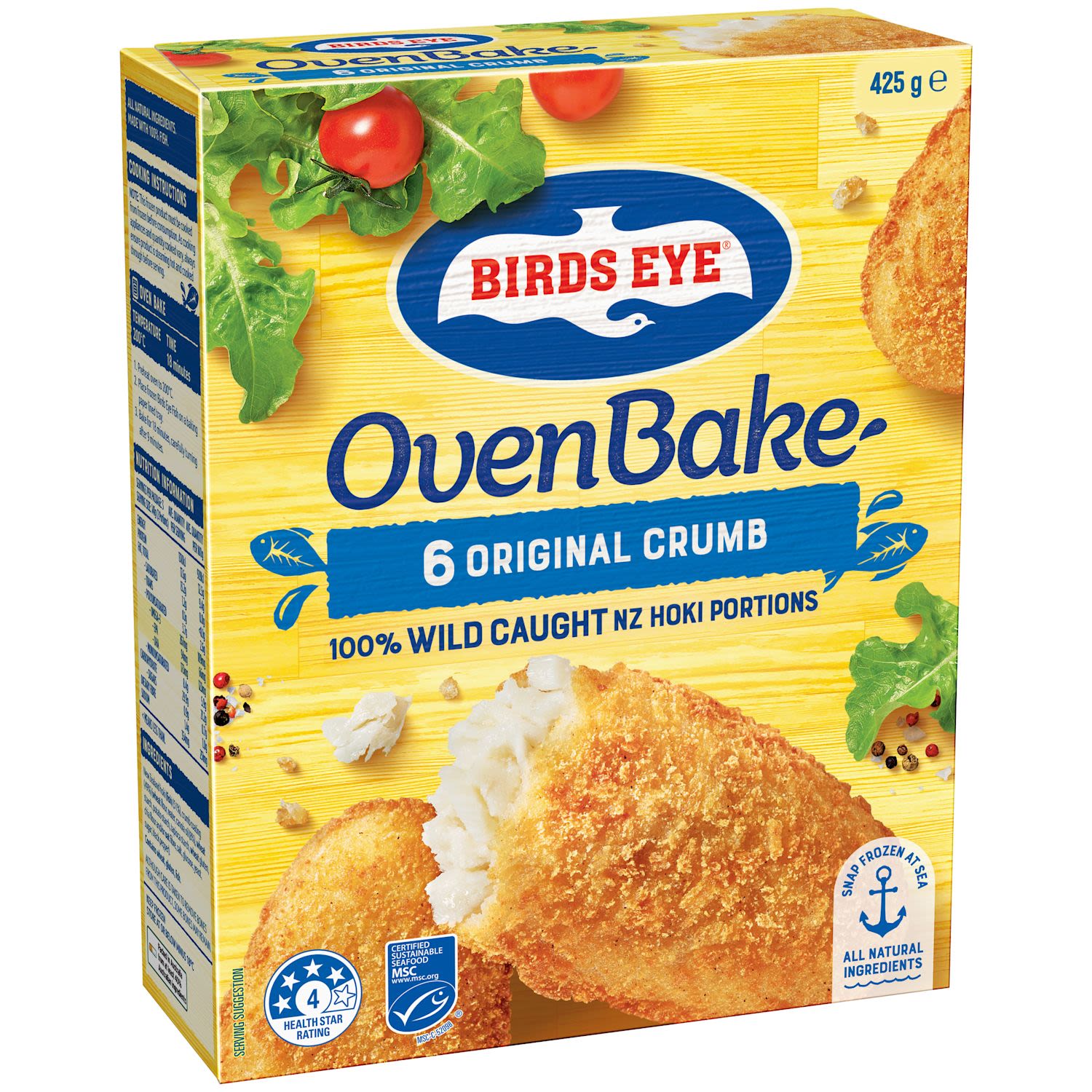 Birds Eye Oven Bake Original Crumb Hoki Fish Fillets