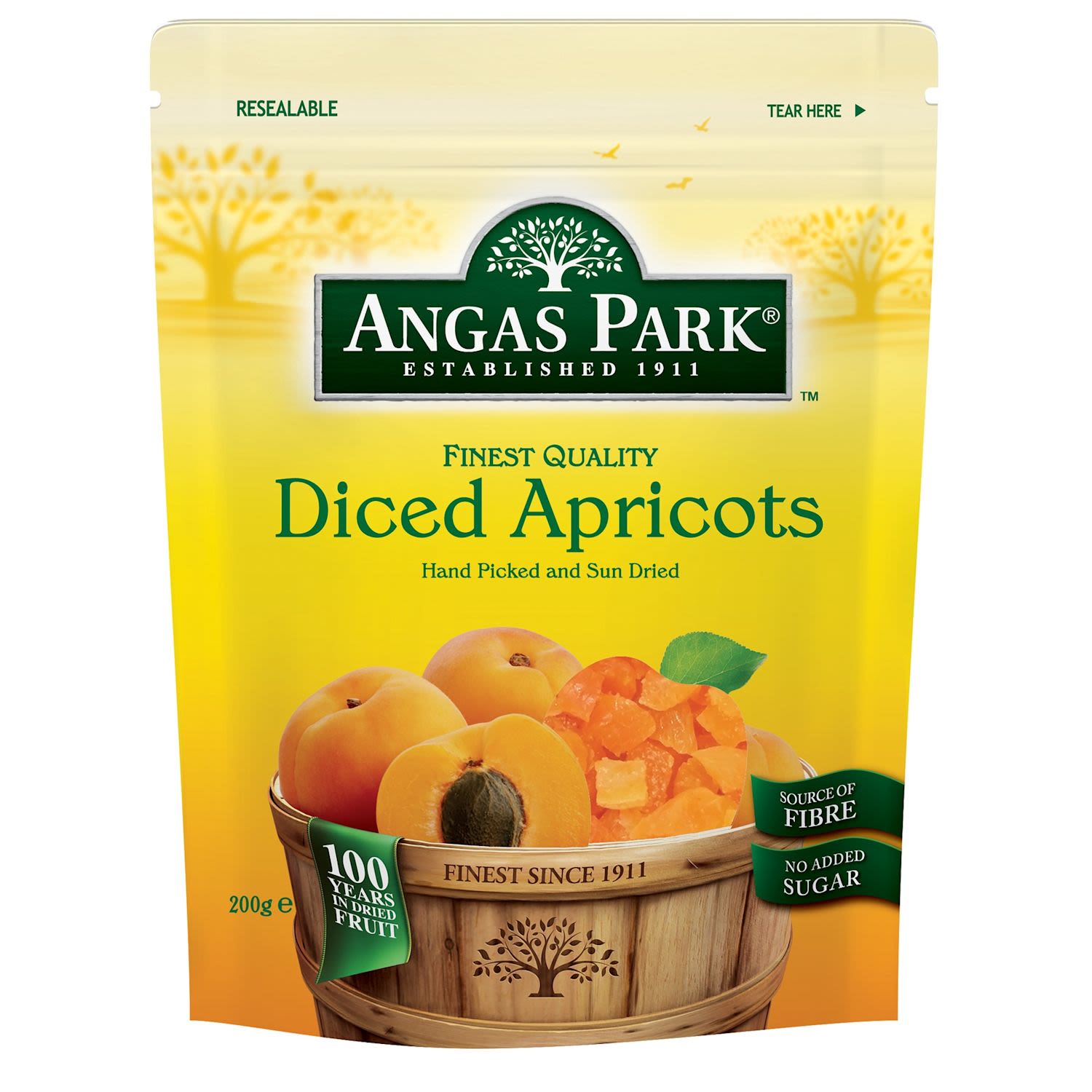 Angas Park Dried Apricots Diced