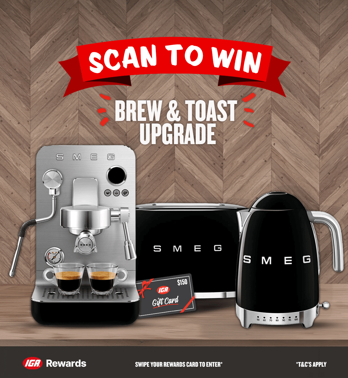 Scan to Win Brew and Toast Upgrade