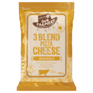Community Co 3 Blend Pizza Cheese (Shredded) 450g