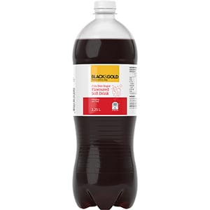 Black & Gold Cola Zero Sugar Flavoured Soft Drink 1.25L