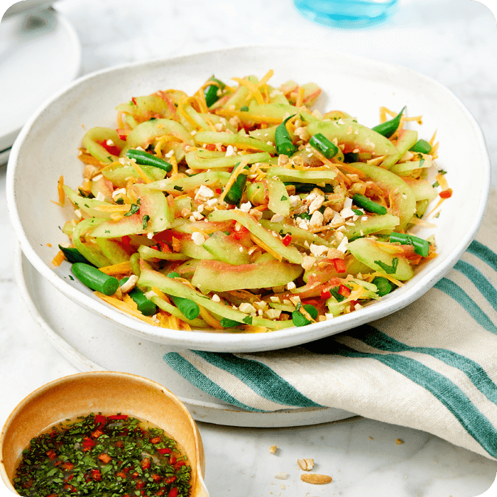 Watermelon Rind Salad