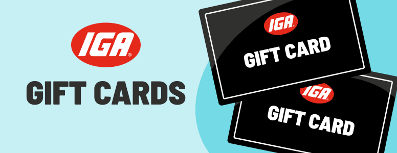 IGA Gift Cards Banner