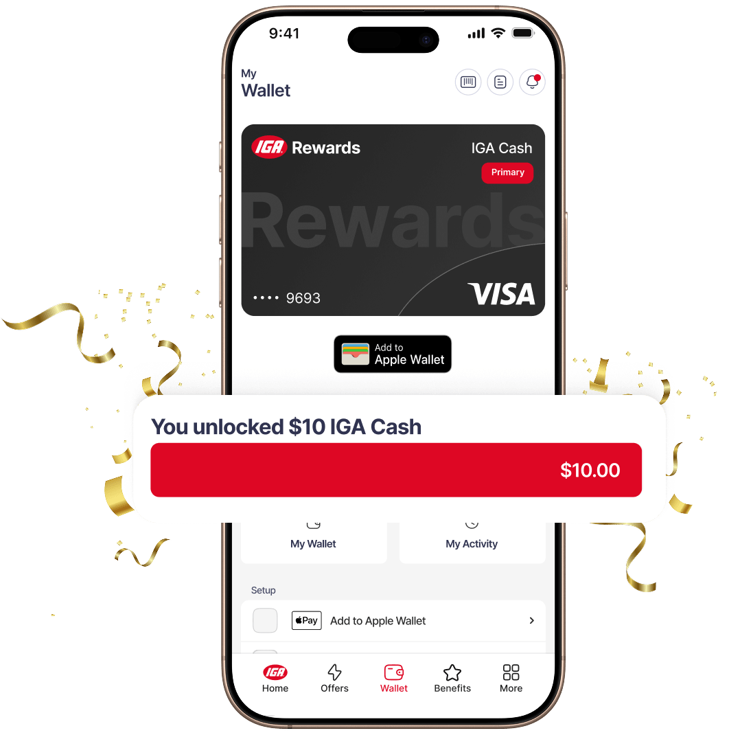 Unlock IGA Cash