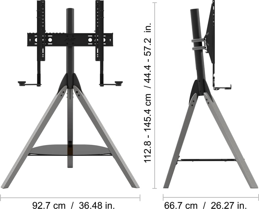 Avf Hoxton Sound Freestanding Tv + Soundbar Tripod - Grey (Fslk1001Hoxgb) - Image 3