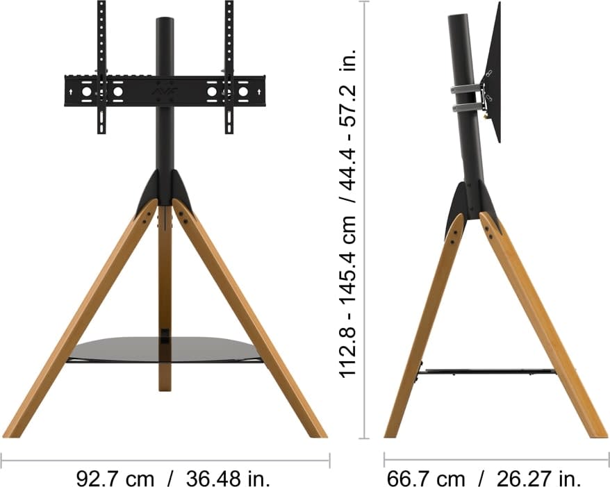 Avf Hoxton Freestanding Tv Tripod - Light Wood (Fsl1000Hoxlwb) 3 Avf Hoxton Freestanding Tv Tripod - Light Wood (Fsl1000Hoxlwb) - Image 3