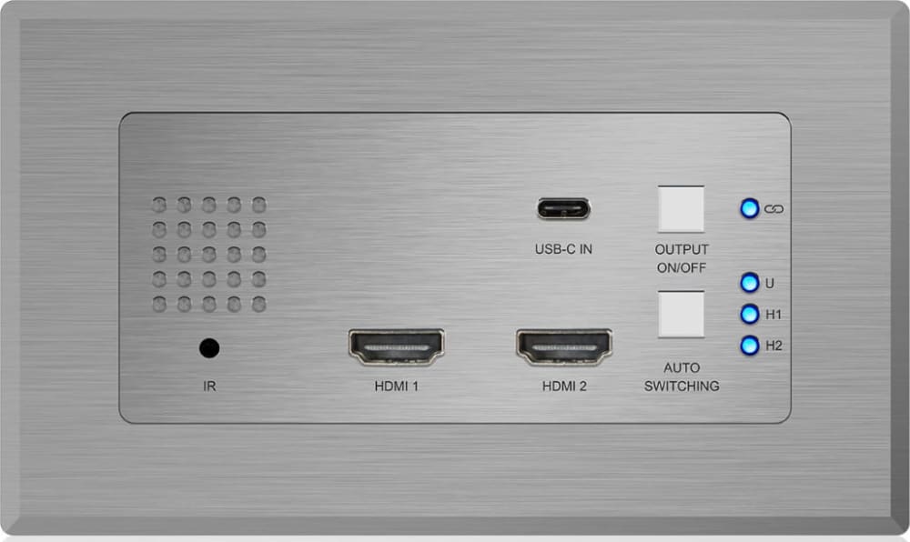 Blustream - Hdmi/Usb-C Wall Plate Hdbaset Transmitter (Hex31Wp-Tx) - Image 3