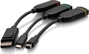 C2G - Tailed Hdmi Female To Colour Coded Usb C, Mini Dp And Dp Male Adaptor Dongle (C2G30028) 3 C2G - Tailed Hdmi Female To Colour Coded Usb C, Mini Dp And Dp Male Adaptor Dongle (C2G30028) - Image 3