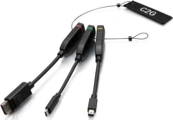 C2G - Tailed Hdmi Female To Colour Coded Usb C, Mini Dp And Dp Male Adaptor Dongle (C2G30028) - Image 2