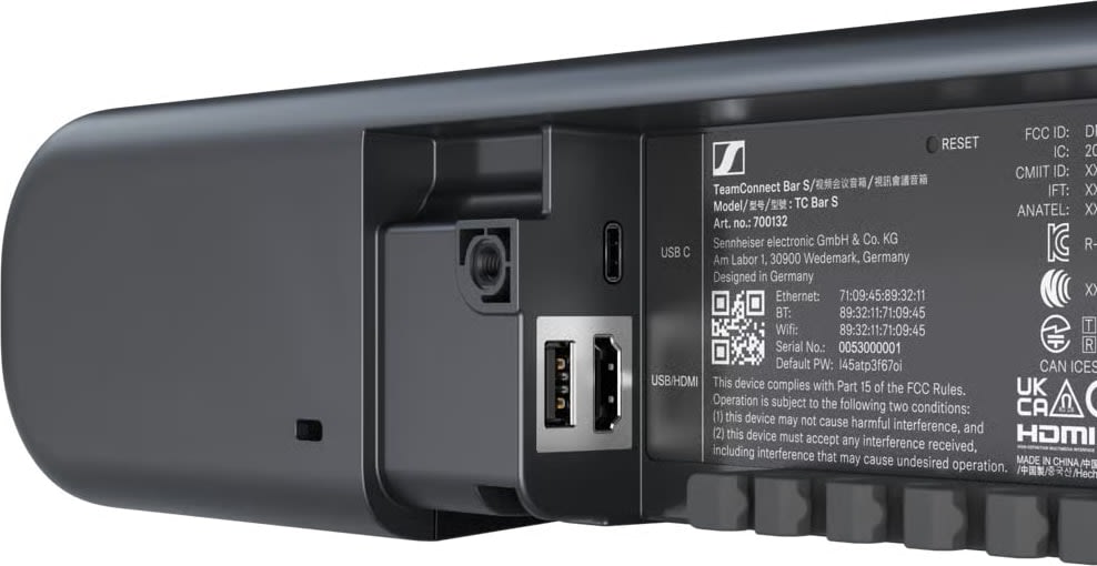 Sennheiser Team Connect Bar S (4K Camera, 4 Microphone &Amp; 2 Speakers) - Image 3