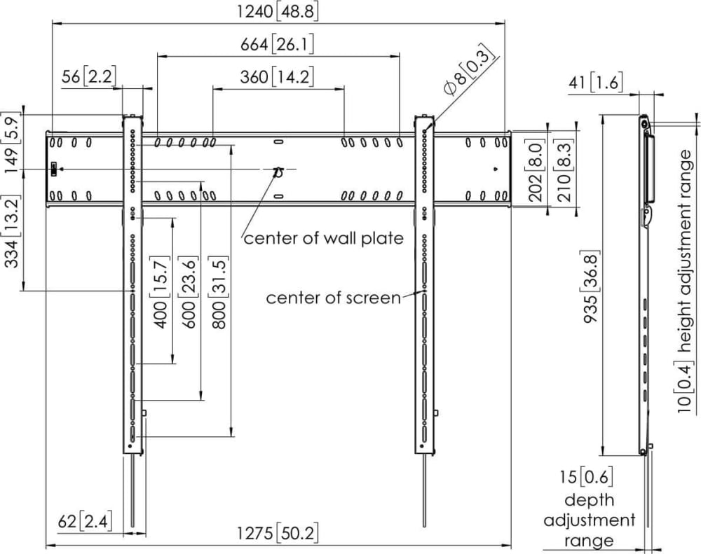 Vogels Pfw 6900 Display Wall Mount 2 Vogels Pfw 6900 Display Wall Mount - Image 2