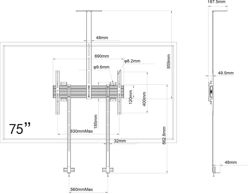 Multibrackets M Pro Series - Collaboration - Wallmount Pro Mbw1U (Mb2840) - Image 3