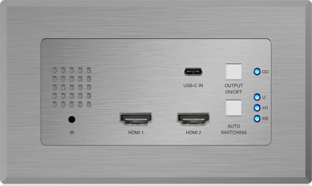 Blustream - Hdmi/Usb-C Wall Plate Hdbaset Transmitter (Hex31Wp-Tx) 3 Blustream - Hdmi/Usb-C Wall Plate Hdbaset Transmitter (Hex31Wp-Tx) - Image 3