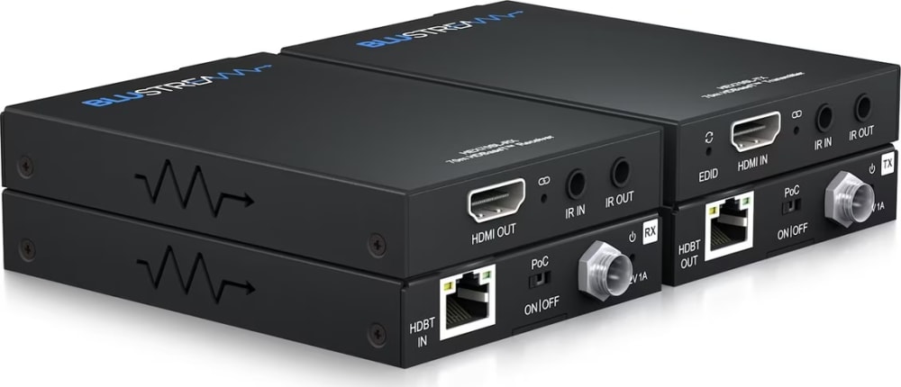 Blustream - Slimline Hdbaset Extender Set - 70M - 4K Up To 40M (Hex70Sl-Kit) - Image 2