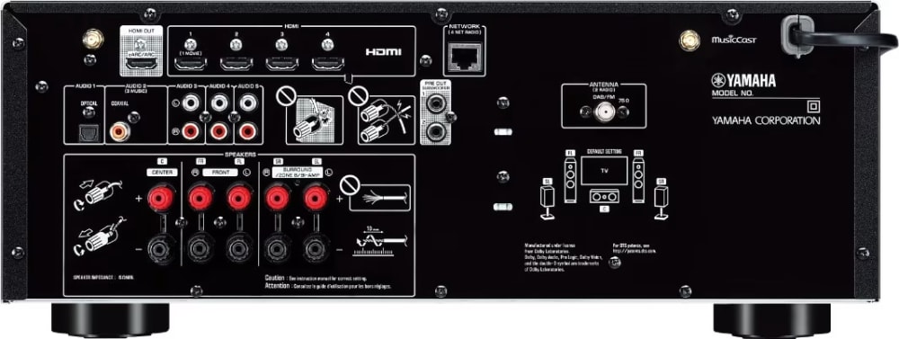 Yamaha Rx-V4A - 5.2 Channel Av Receiver - Image 4