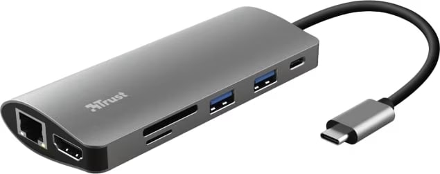 Trust 7-In-1 Usb-C Multi-Port Adapter (Trdalyxy7) 2 Trust 7-In-1 Usb-C Multi-Port Adapter (Trdalyxy7) - Image 2