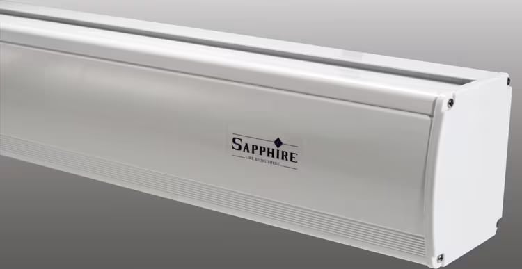 Sapphire Electric Tab Tension Screen - 243.8 X 137.1Cm - 16:9 Format (Setts240Wsf-Aw) - Image 2