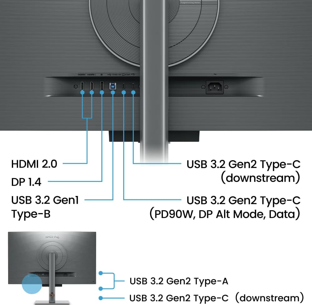 Benq Rd320U 32Inch 4K Programming Monitor - Image 4