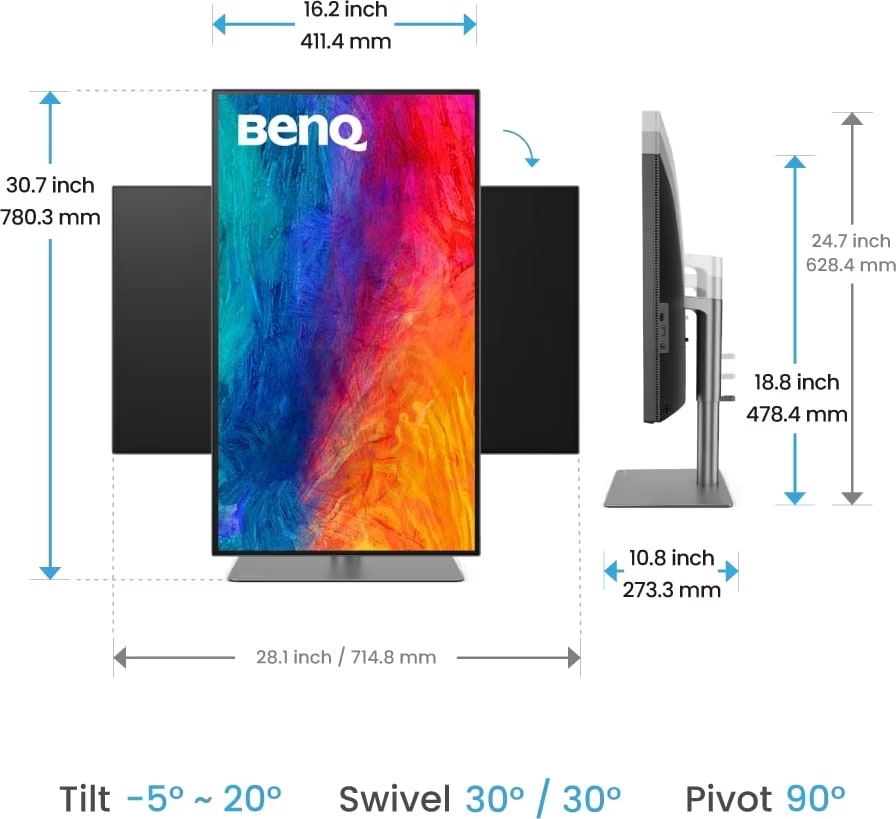 Benq Pd3225U 32Inch 4K Uhd Designer Monitor 3 Benq Pd3225U 32Inch 4K Uhd Designer Monitor - Image 3