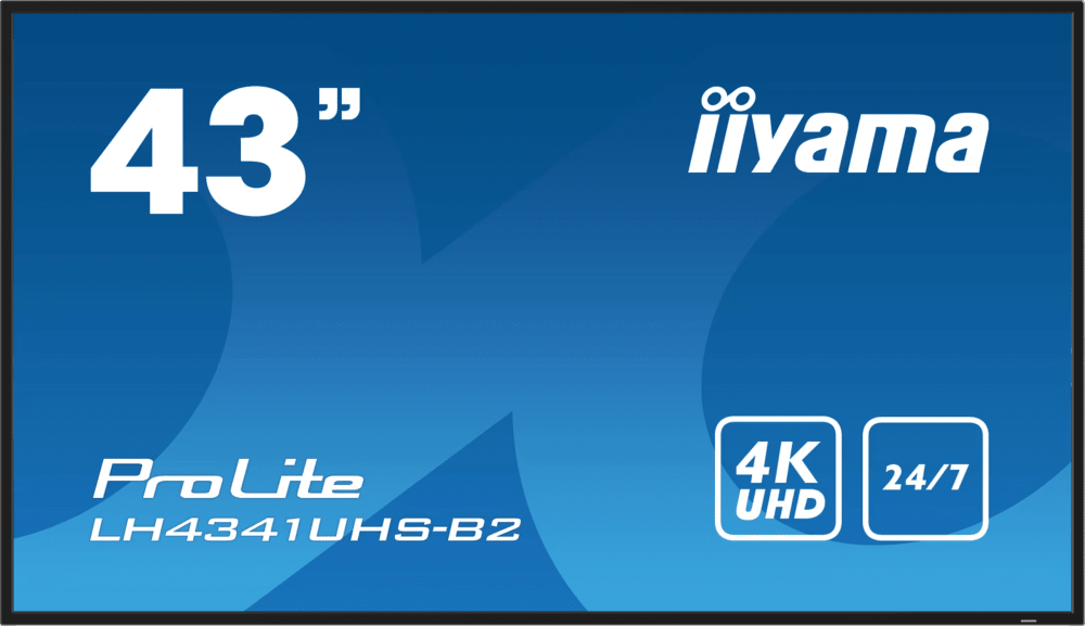 Iiyama 43Inch Prolite Lh4341Uhs-B2 Commercial Display - Image 2