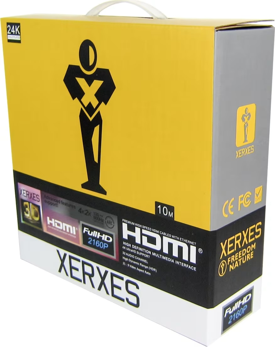 Xerxes 10Mtr Hdmi Cable (4K Uhd 2160P Support) 2 Xerxes 10Mtr Hdmi Cable (4K Uhd 2160P Support) - Image 2