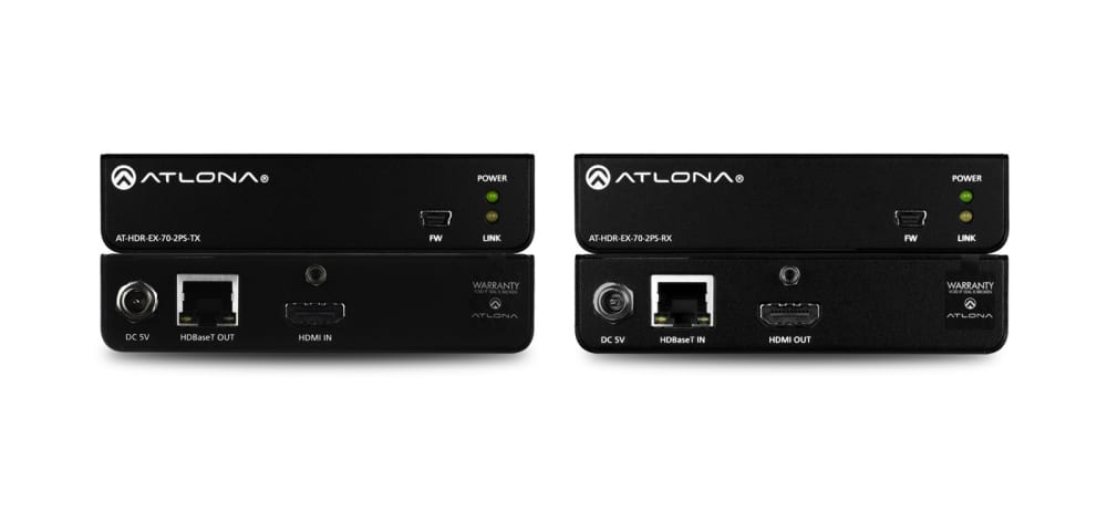 Atlona 4K Hdr Hdmi Over Hdbaset Tx/Rx Kit (Hdr-Ex-70-2Ps) - Image 4