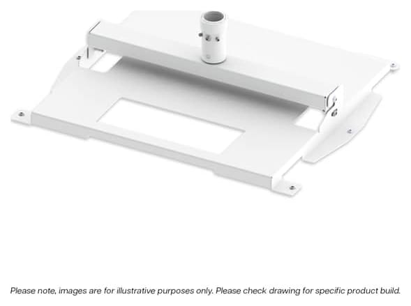 Unicol - Heavy Duty Direct Fixing Projector Suspension Unit - White (Psu2) 2 Unicol - Heavy Duty Direct Fixing Projector Suspension Unit - White (Psu2) - Image 2