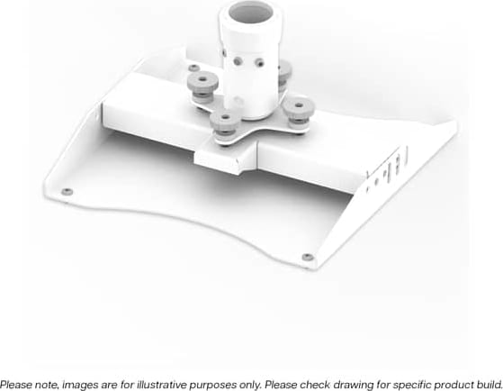 Unicol - Micro Adjustment Projector Suspension Unit - White (Psm) 1 Unicol - Micro Adjustment Projector Suspension Unit - White (Psm)