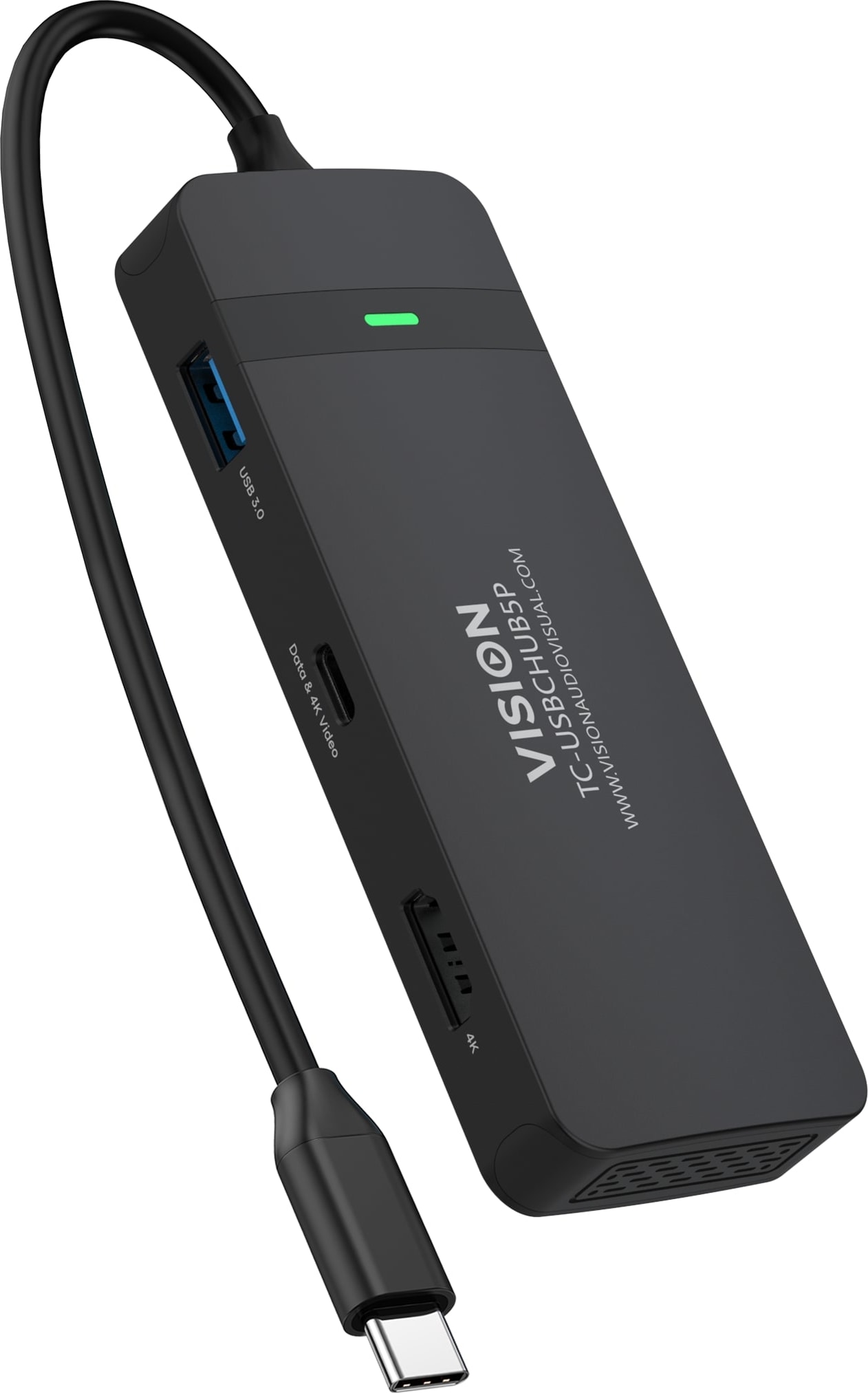 Vision - Usb-C Multiport Hub (Tc-Usbchub5P – 11546437) 1 Vision - Usb-C Multiport Hub (Tc-Usbchub5P – 11546437)