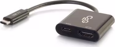 C2G - Usb C Male To Hdmi 4K 30Hz Female With Power Delivery Up To 30W Adaptor (C2G80492) 1 C2G - Usb C Male To Hdmi 4K 30Hz Female With Power Delivery Up To 30W Adaptor (C2G80492)