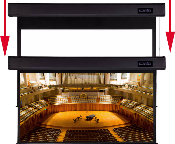 Sapphire Smart Move Two Motor Screens 16:10 233.8 X 146.1Cm - (Ssm240Radwsf-10) 1 Sapphire Smart Move Two Motor Screens 16:10 233.8 X 146.1Cm - (Ssm240Radwsf-10)
