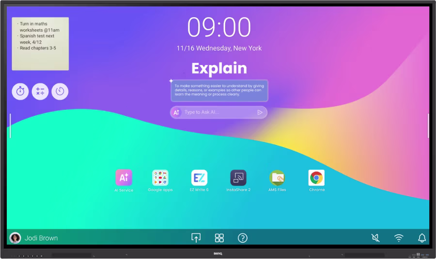 Benq Re6505A 65Inch 4K Interactive Display 1 Benq Re6505A 65Inch 4K Interactive Display
