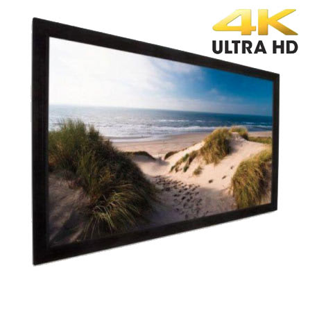 Projecta Fixed Frame Screen 140 X 236 Cm (16:9) With 4K UHD Fabric 0.9 ...