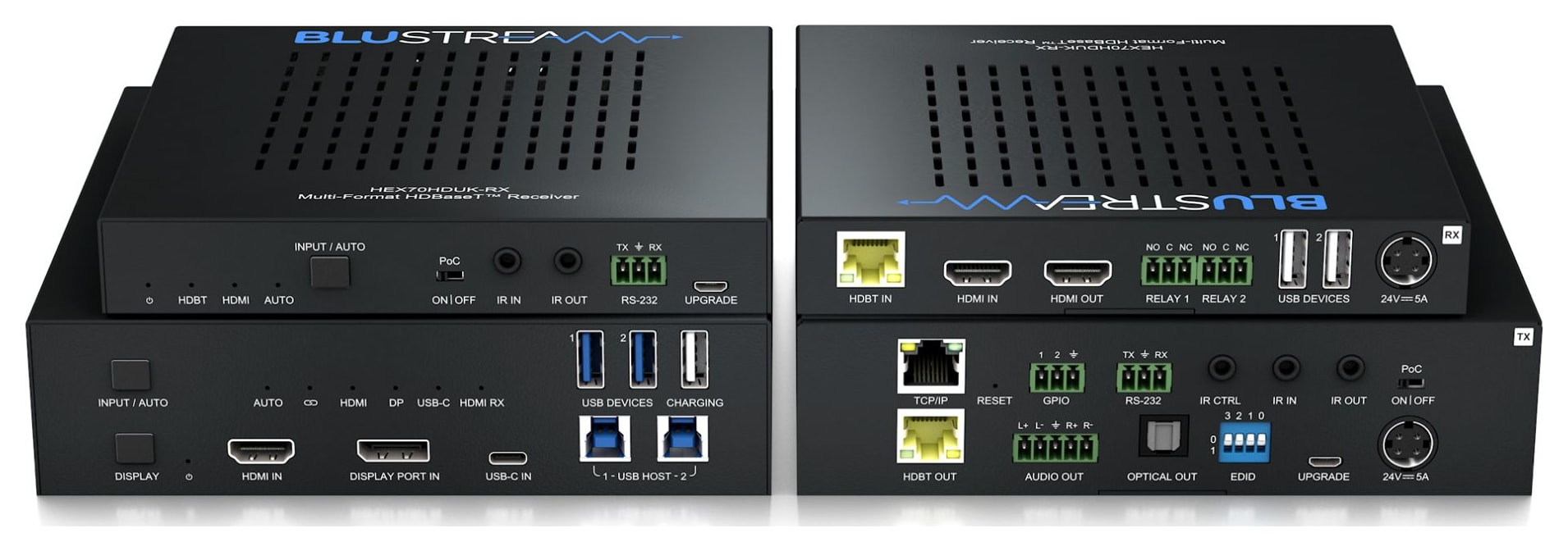 Blustream - Multi Format HDBaseT CSC Extender Set (HEX70HDUK-KIT ...