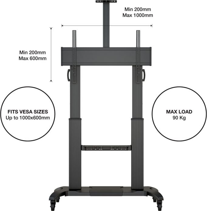Multibrackets M Public Floorstand Dual Pillar 180 Hd (Mb6324) 5 Multibrackets M Public Floorstand Dual Pillar 180 Hd (Mb6324) - Image 5
