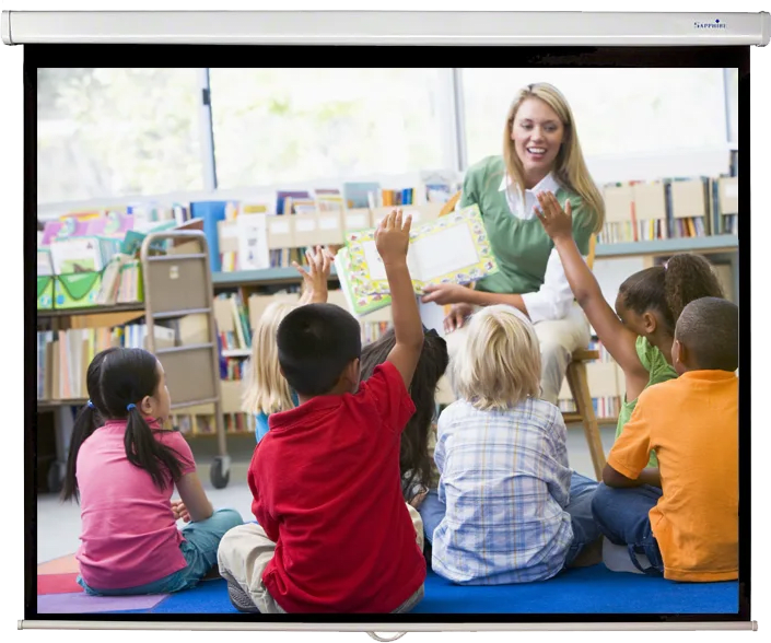 Sapphire Manual Slow Retraction Screen - 234 X 176Cm (4:3) - (Sws240-Asr2)