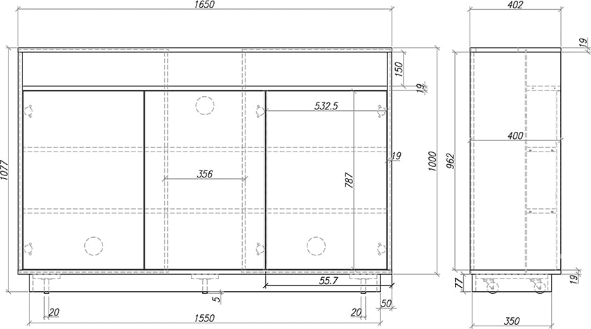 Multibrackets M Av Cabinet Tv-Lift 65” White (Mb4691) 5 Multibrackets M Av Cabinet Tv-Lift 65” White (Mb4691) - Image 5