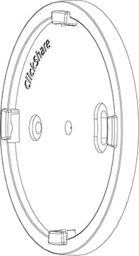 Barco Clickshare Wall Mount Disc C-5, C-10, Cx-20, Cx-30 (B573071K) 1 Barco Clickshare Wall Mount Disc C-5, C-10, Cx-20, Cx-30 (B573071K)