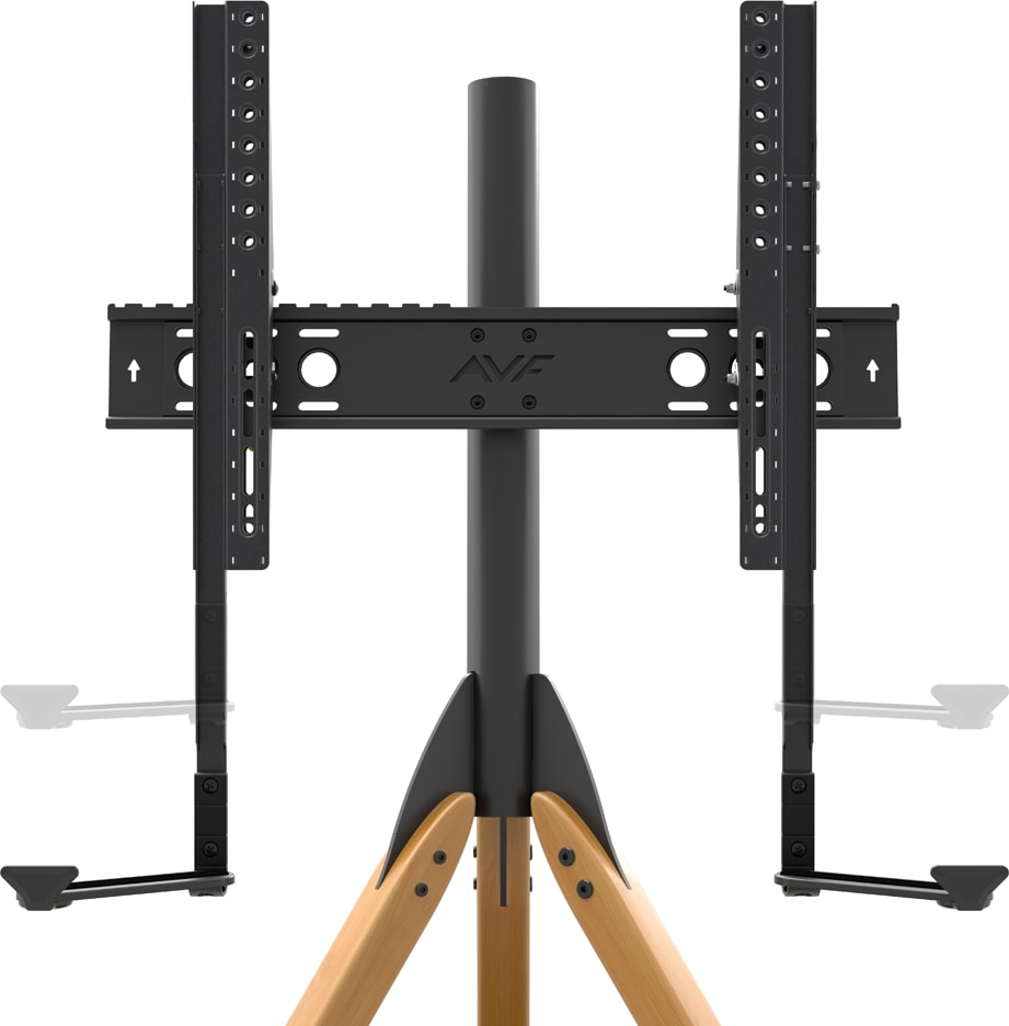 Avf Hoxton Sound Freestanding Tv + Soundbar Tripod - Light Wood (Fslk1001Hoxlwb) 2 Avf Hoxton Sound Freestanding Tv + Soundbar Tripod - Light Wood (Fslk1001Hoxlwb) - Image 2