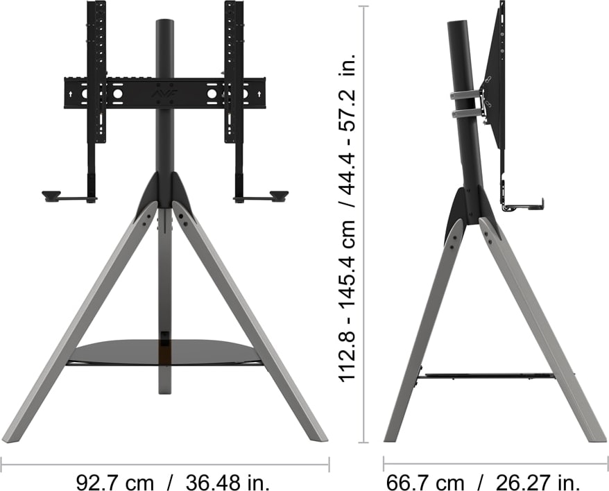 Avf Hoxton Sound Freestanding Tv + Soundbar Tripod - Grey (Fslk1001Hoxgb) 3 Avf Hoxton Sound Freestanding Tv + Soundbar Tripod - Grey (Fslk1001Hoxgb) - Image 3