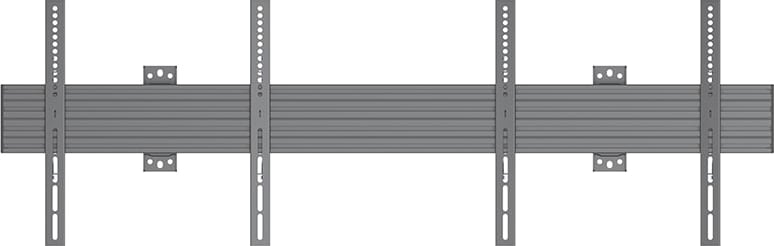 Multibrackets M Wallmount Pro Mbw2U Fixed Black (Mb4009) 2 Multibrackets M Wallmount Pro Mbw2U Fixed Black (Mb4009) - Image 2