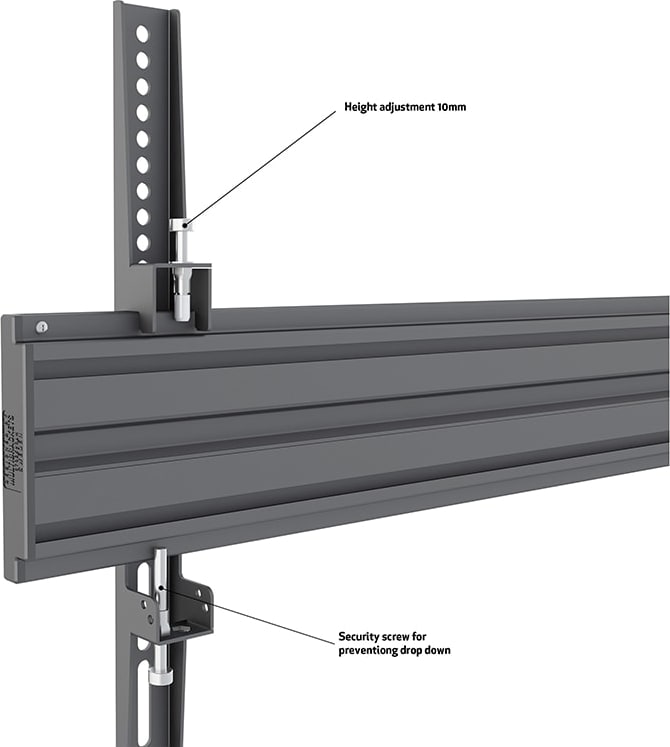 Multibrackets M Wallmount Pro Mbw2U Fixed Black (Mb4009) 5 Multibrackets M Wallmount Pro Mbw2U Fixed Black (Mb4009) - Image 5