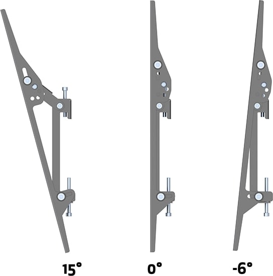 Multibrackets M Wallmount Pro Mbw1U Tilt Black (Mb4054) 4 Multibrackets M Wallmount Pro Mbw1U Tilt Black (Mb4054) - Image 4