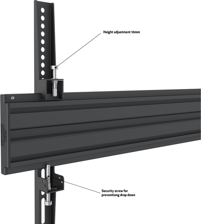 Multibrackets M Pro Series - Collaboration - Wallmount Pro Mbw1U (Mb2840) 4 Multibrackets M Pro Series - Collaboration - Wallmount Pro Mbw1U (Mb2840) - Image 4
