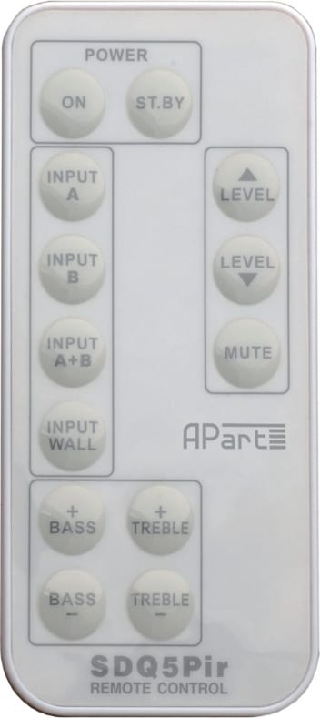 Apart - Design Loudspeaker Set 5Inch, 2 X 30 Watts With Rc (Sdq5Pir-W) - Image 6