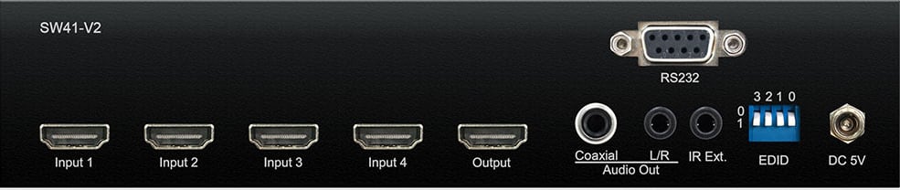Blustream 4-Way 4K Hdmi Switch (Sw41Ab-V2) - Image 2